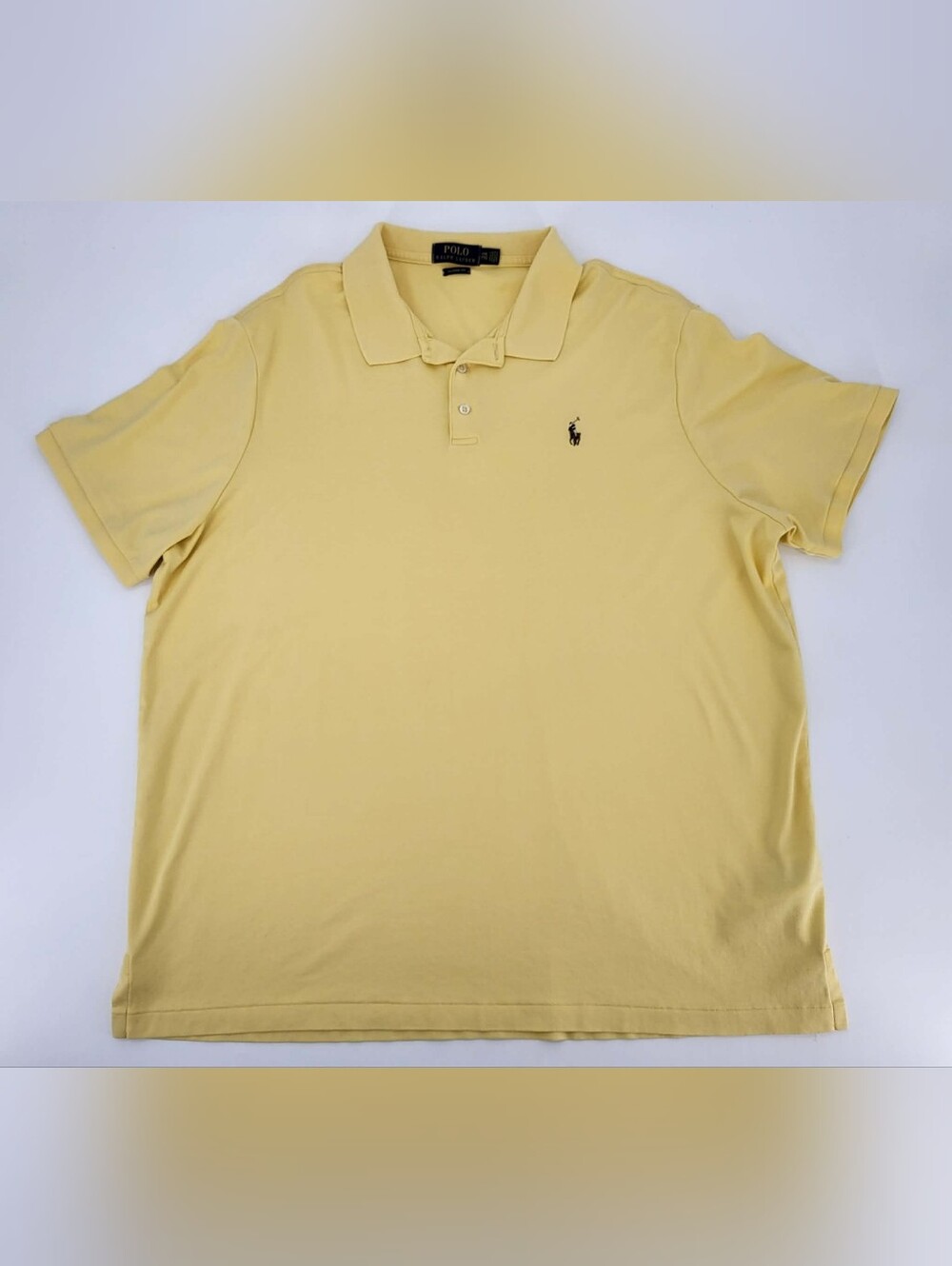 Polo by Ralph Lauren Men's Yellow Classic Pique Polo Shirt